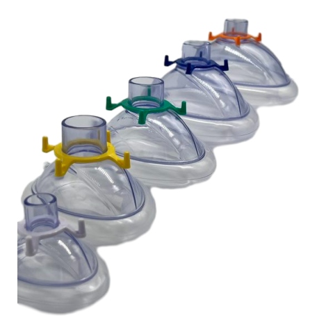 Infants Children And Adults Disposable Respiratory Oxygen Silicone Medical PVC Anesthesia Mask