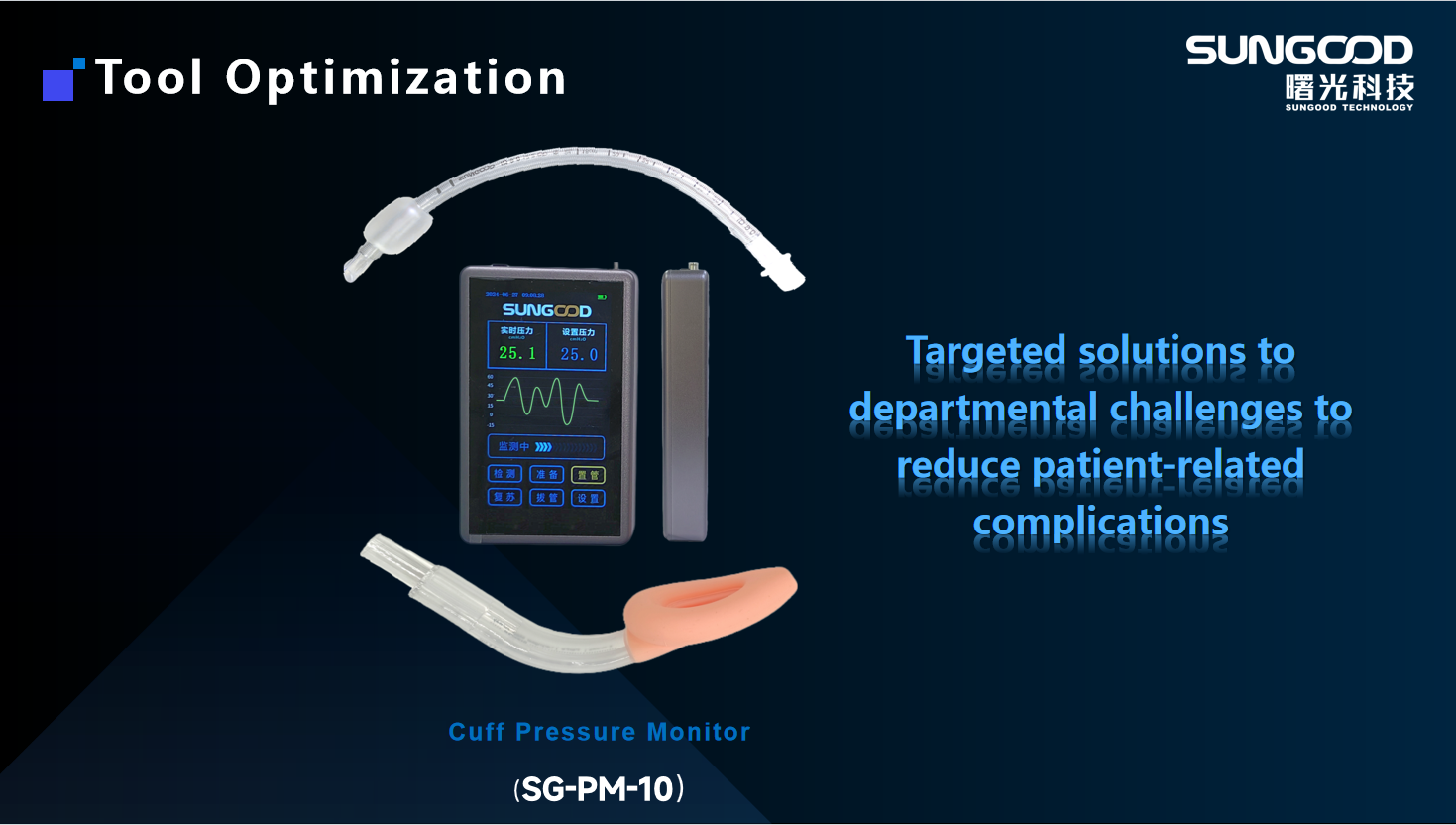 Revolutionary Airway Management Product - Cuff Pressure Monitor
